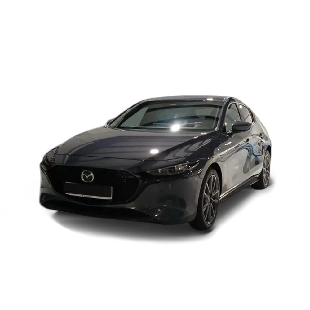 Renting Mazda 3 2.5 e-Skyactiv-G Exclusive-line Aut. 103kW Gris