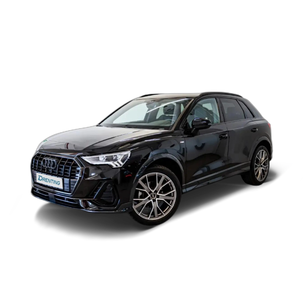 Renting Audi Q3 35 TDI Black line S tronic 110kW Negro