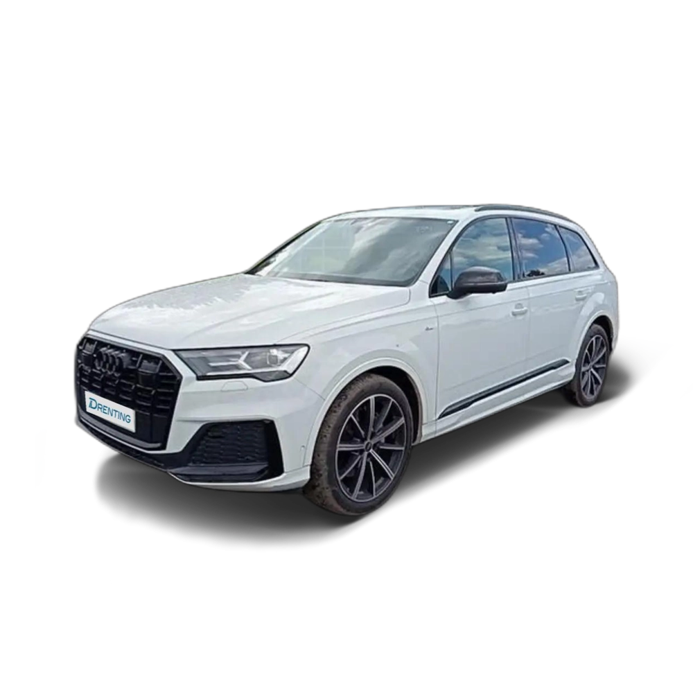 Renting Audi Q7 45 TDI Black line plus quattro Blanco