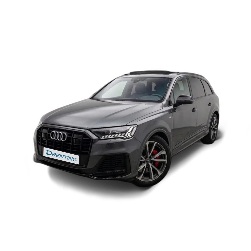 Renting Audi Q7 60 TFSIe Black line Plus quattro tiptronic Gris