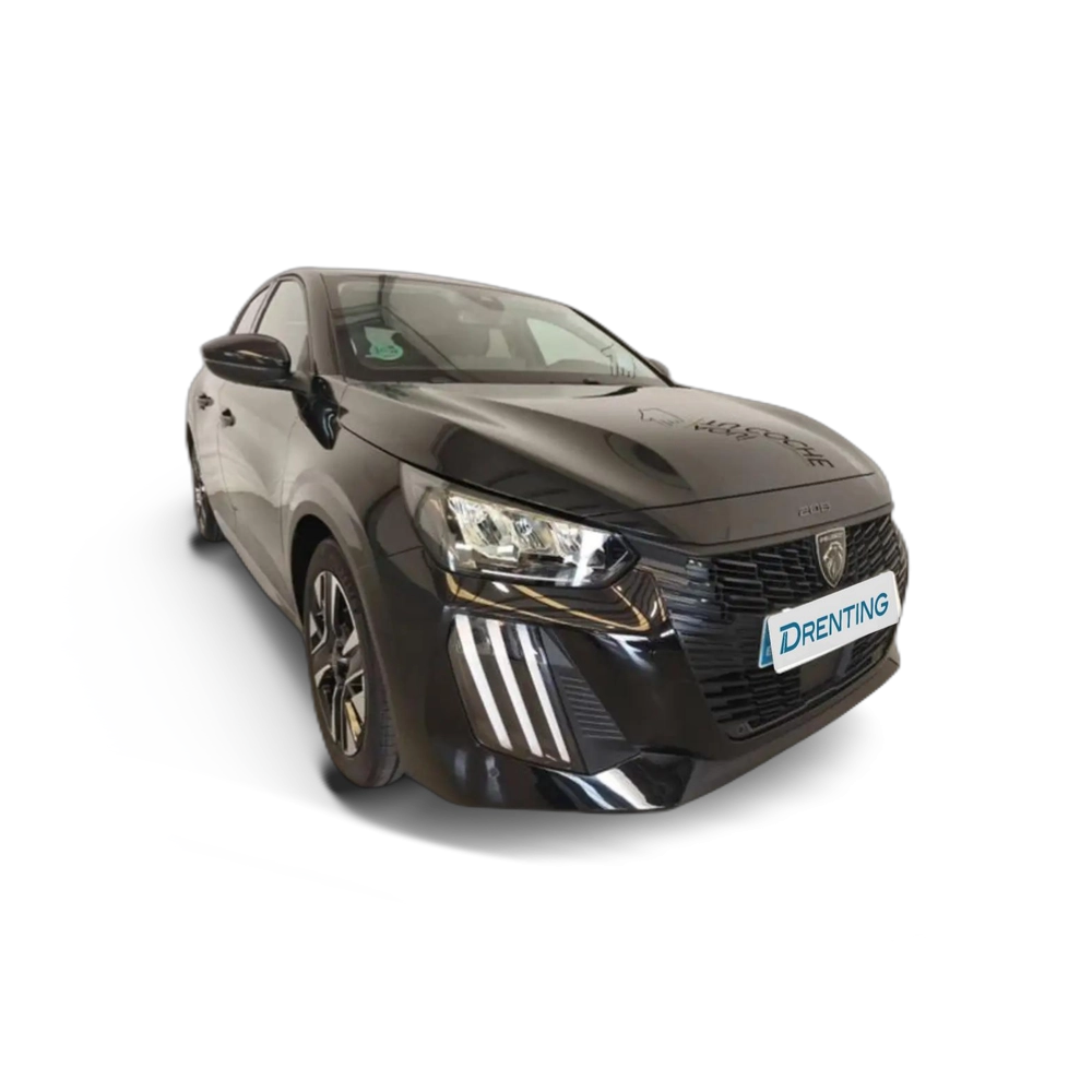 Renting Peugeot 208 Allure Gasolina 100 Negro