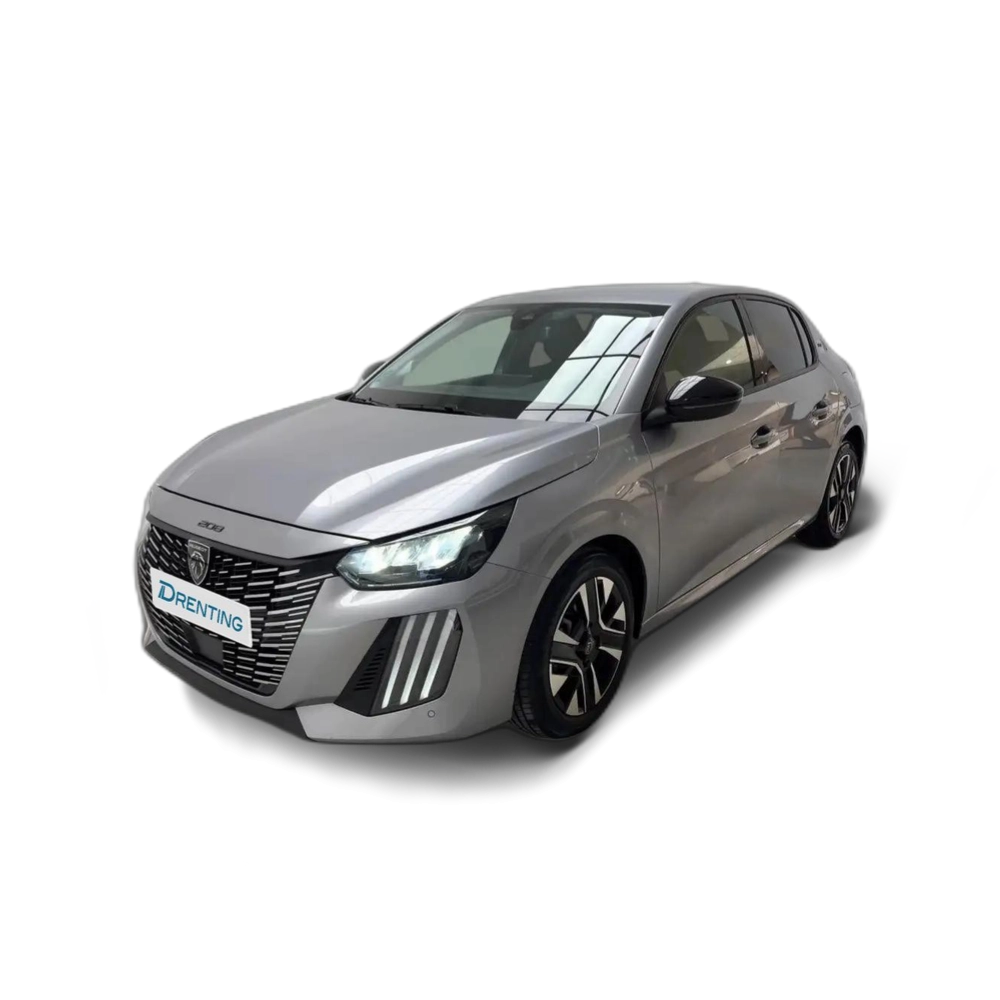 Renting Peugeot 208 Allure Gasolina 100 S&amp;S 6 Vel. MAN Gris 3