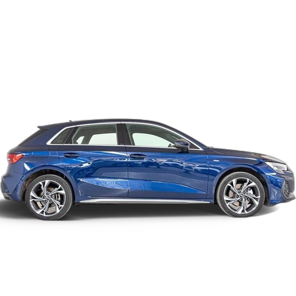 Renting Audi A3 Sportback TFSIe S line 40 150 kW (204 CV) S tronic Ocasión