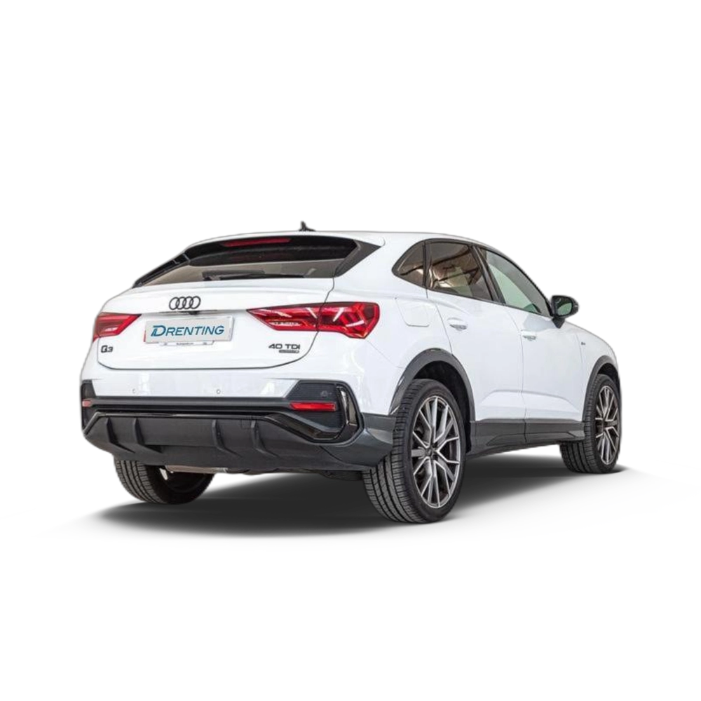 Renting Audi Q3 Sportback Black line 40 TDI quattro 147 kW (200 CV) S tronic Ocasión
