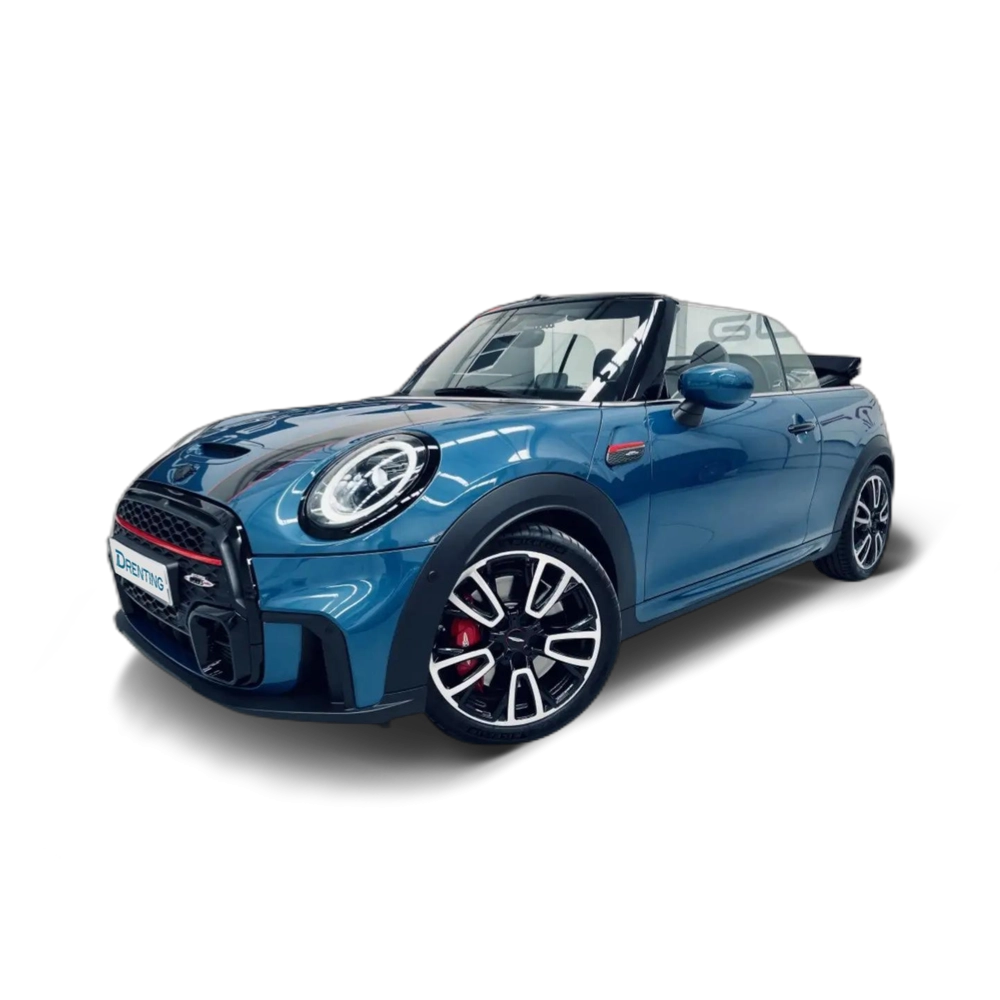 Renting MINI John Cooper Works Cabrio Aut. Azul