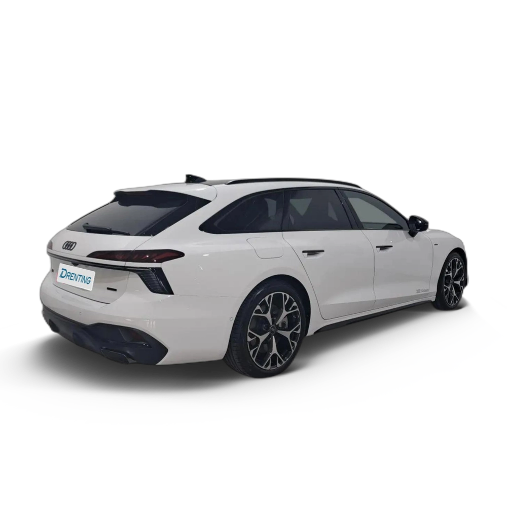 Renting Audi A6 Avant e-hybrid quattro Black line S tronic 220kW Blanco