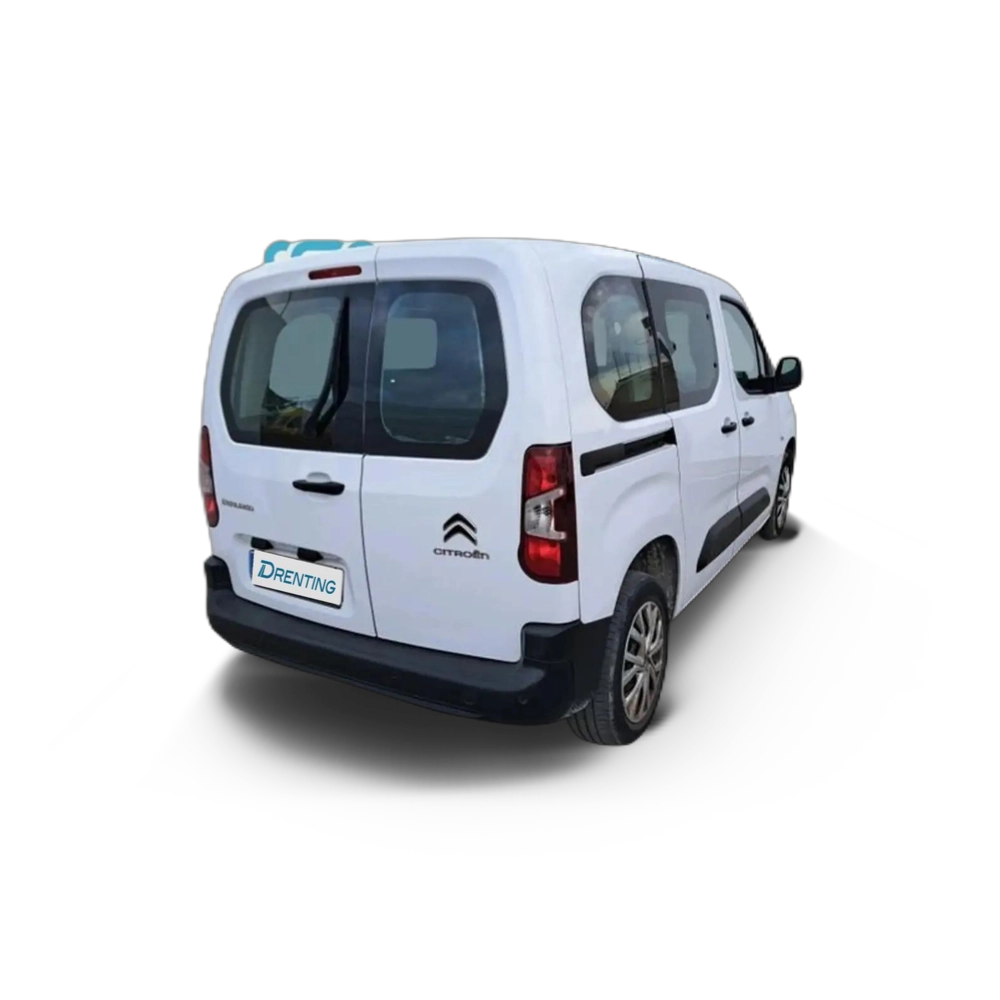 Renting Citroen Berlingo BlueHDi 100 S&amp;S Talla M Live Pack Busines Blanco 1