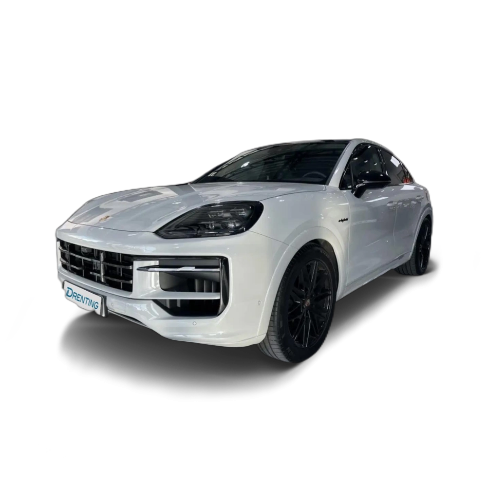 Renting Porsche Cayenne Coupé E-Hybrid Black Edition Aut. Gris 1