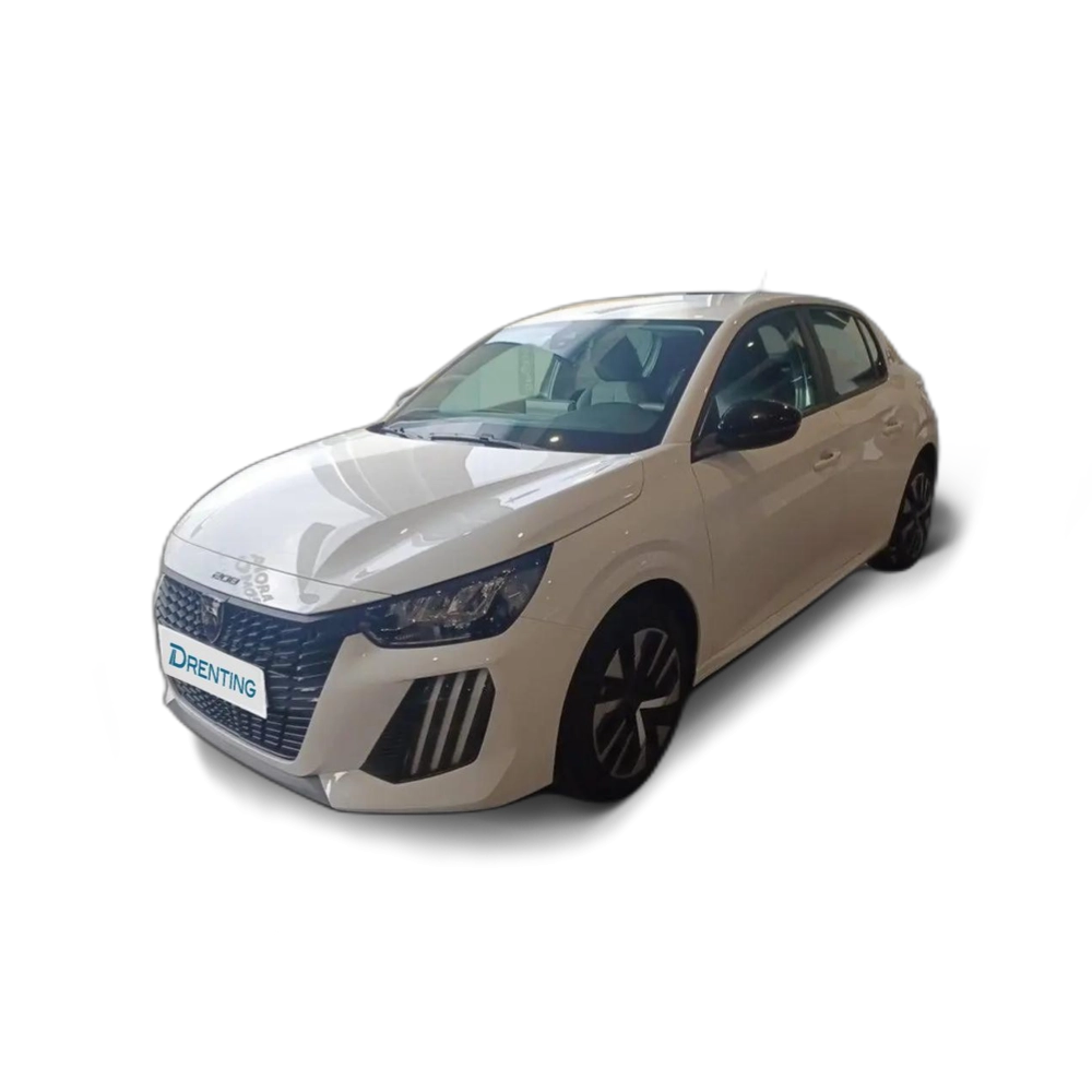 Renting Peugeot 208 Gasolina 100 S&amp;S 6 Vel MAN Style Blanco