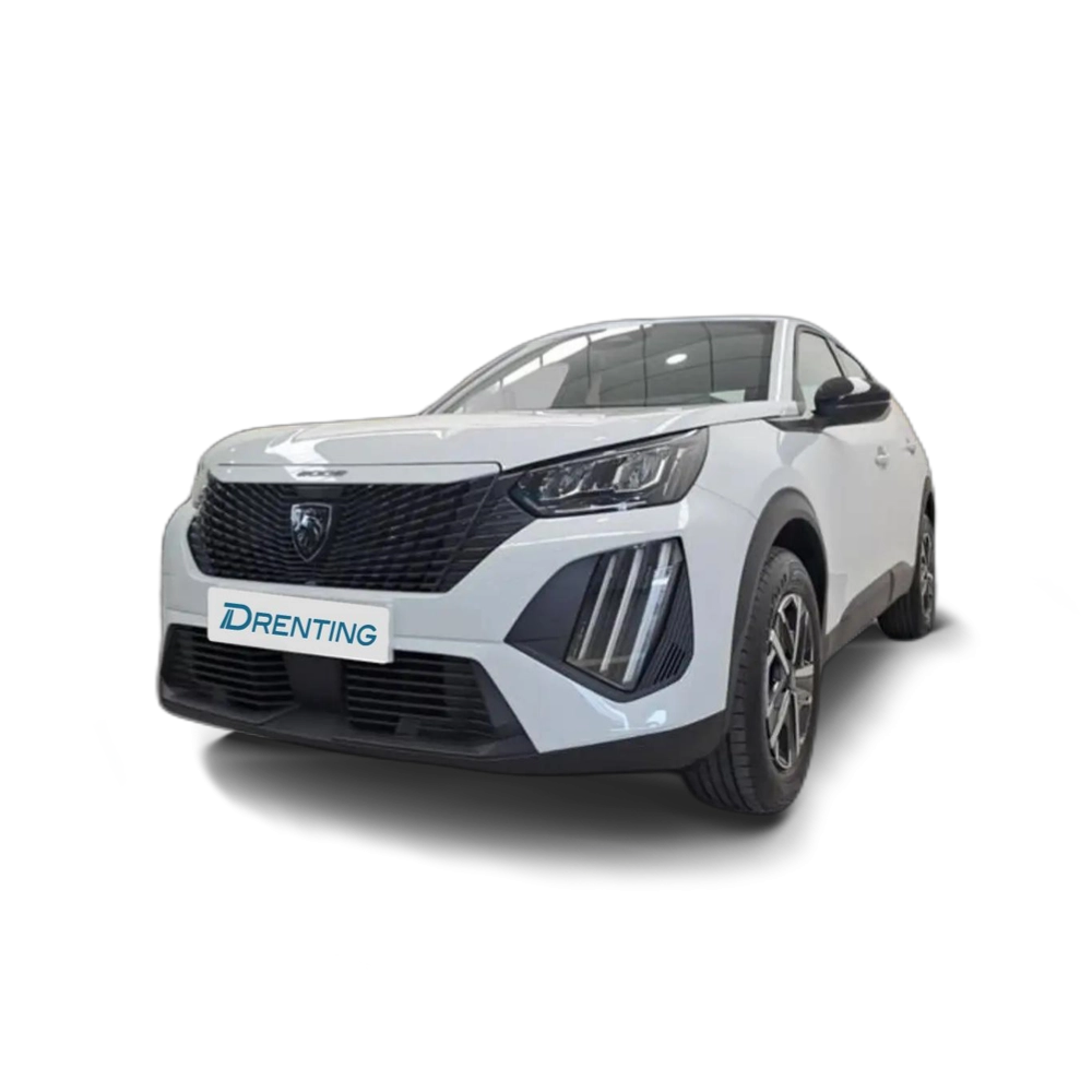 Renting Peugeot 2008 Gasolina 100 S&amp;S 6 Vel. MAN Style Blanco