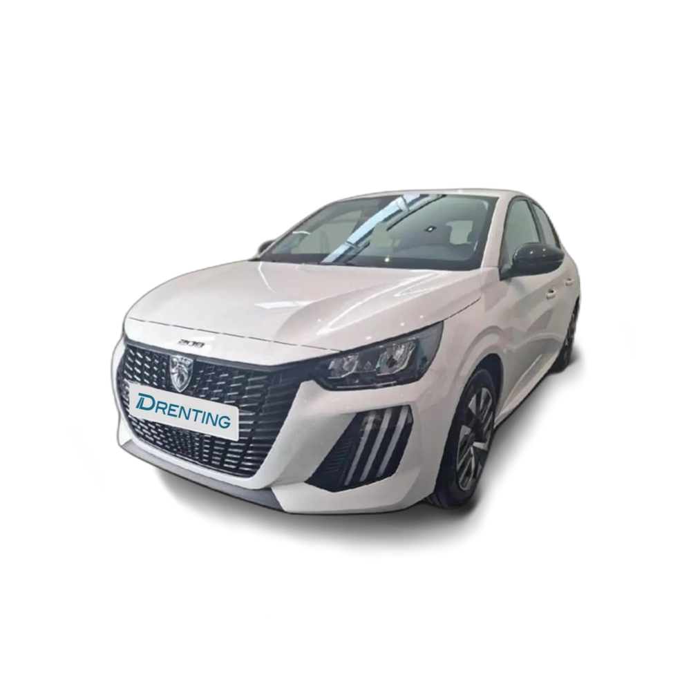 Renting Peugeot 208 Gasolina 100 S&amp;S 6 Vel MAN Style Blanco 2