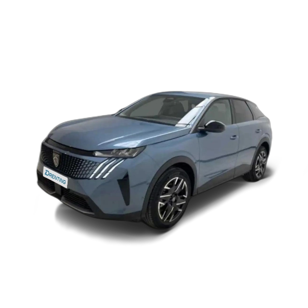 Renting Peugeot 3008 Hybrid 1.2 100KW Allure eDCS6 Azul