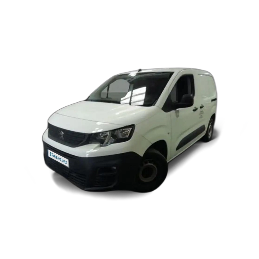 Renting Peugeot Partner Premium Standard 600kg BlueHDi 73kW Blanco 1