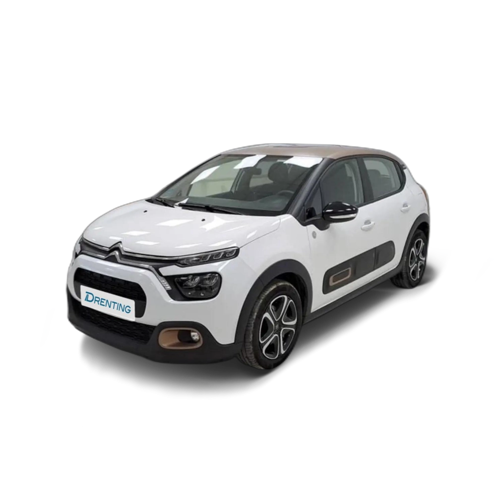 Renting Citroen C3 PureTech 60KW (83CV) C-Series Blanco 2