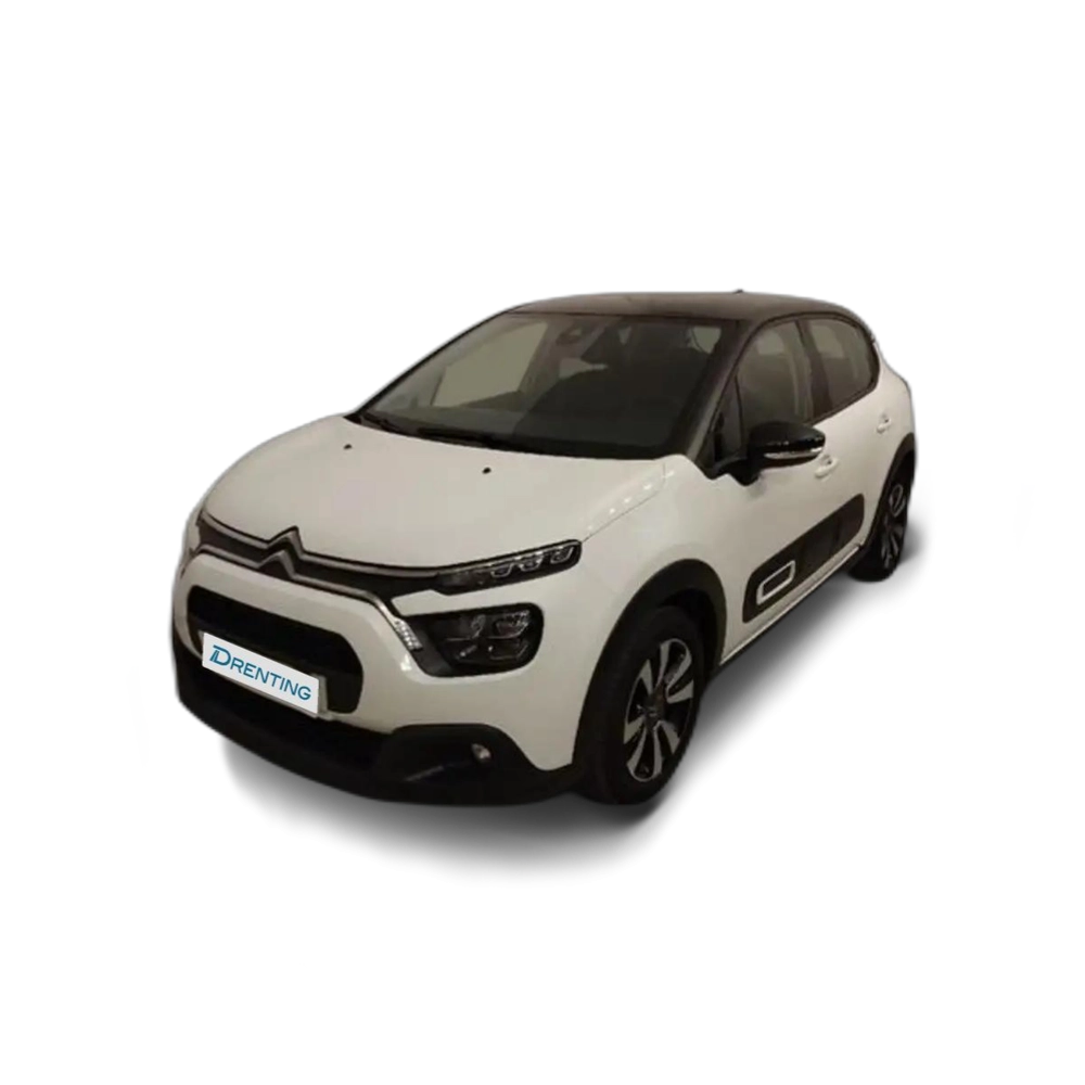 Renting Citroen C3 PureTech 60KW (83CV) Feel Pack Blanco