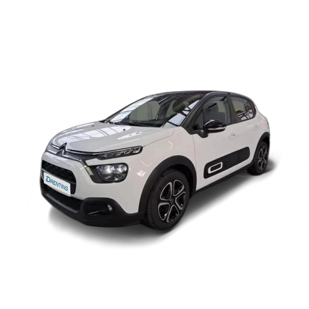 Renting Citroen C3 PureTech 60KW (83CV) Plus Blanco