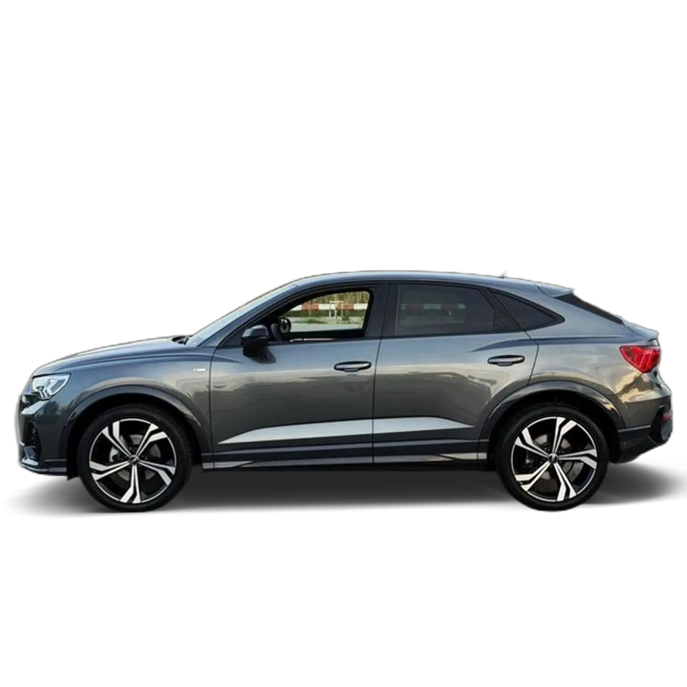 Renting Audi Q3 Sportback 35 TFSI Black line S tronic Gris