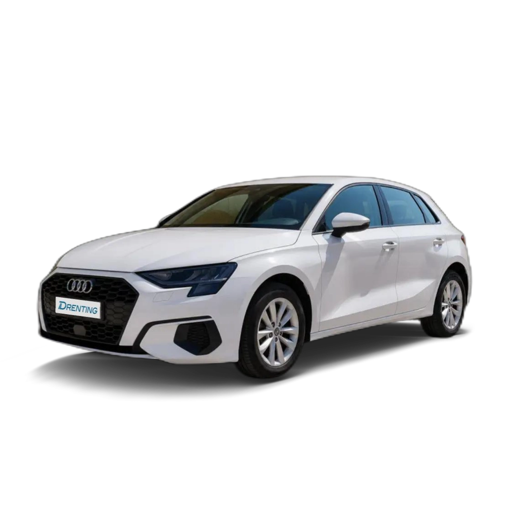 Renting Audi A3 Sportback 35TDI Advanced S tronic Blanco
