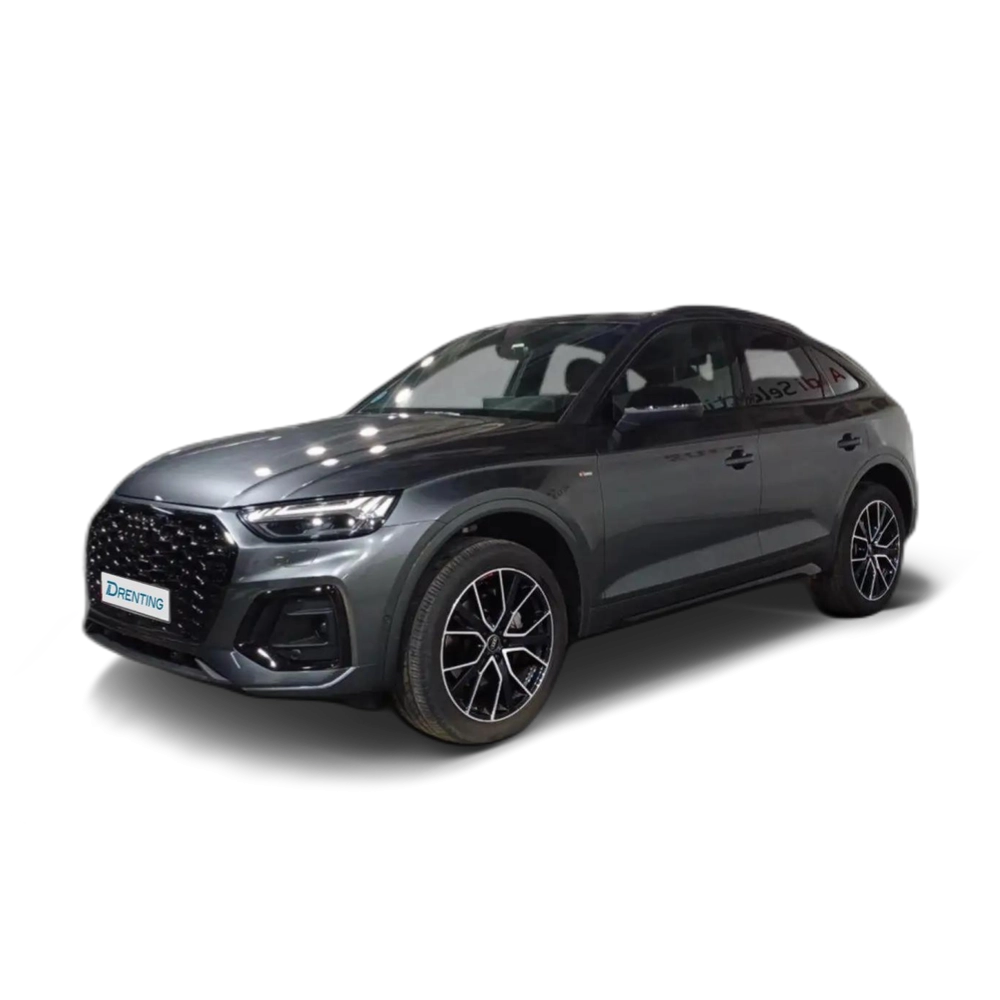 Renting Audi Q5 Sportback 40 TDI quattro-ultra Black line S tronic Gris