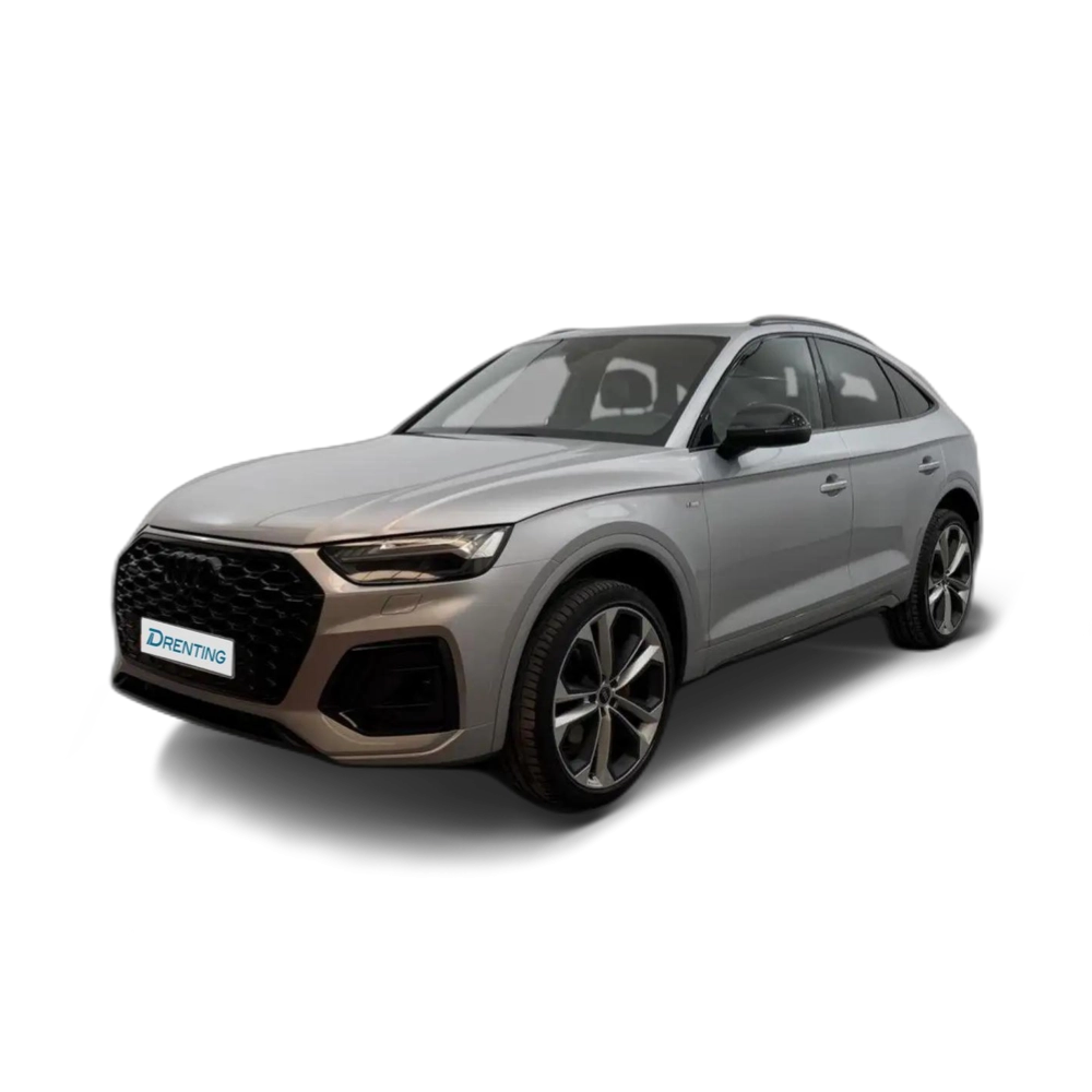 Renting Audi Q5 Sportback 40 TDI quattro-ultra Black line S tronic Gris 3