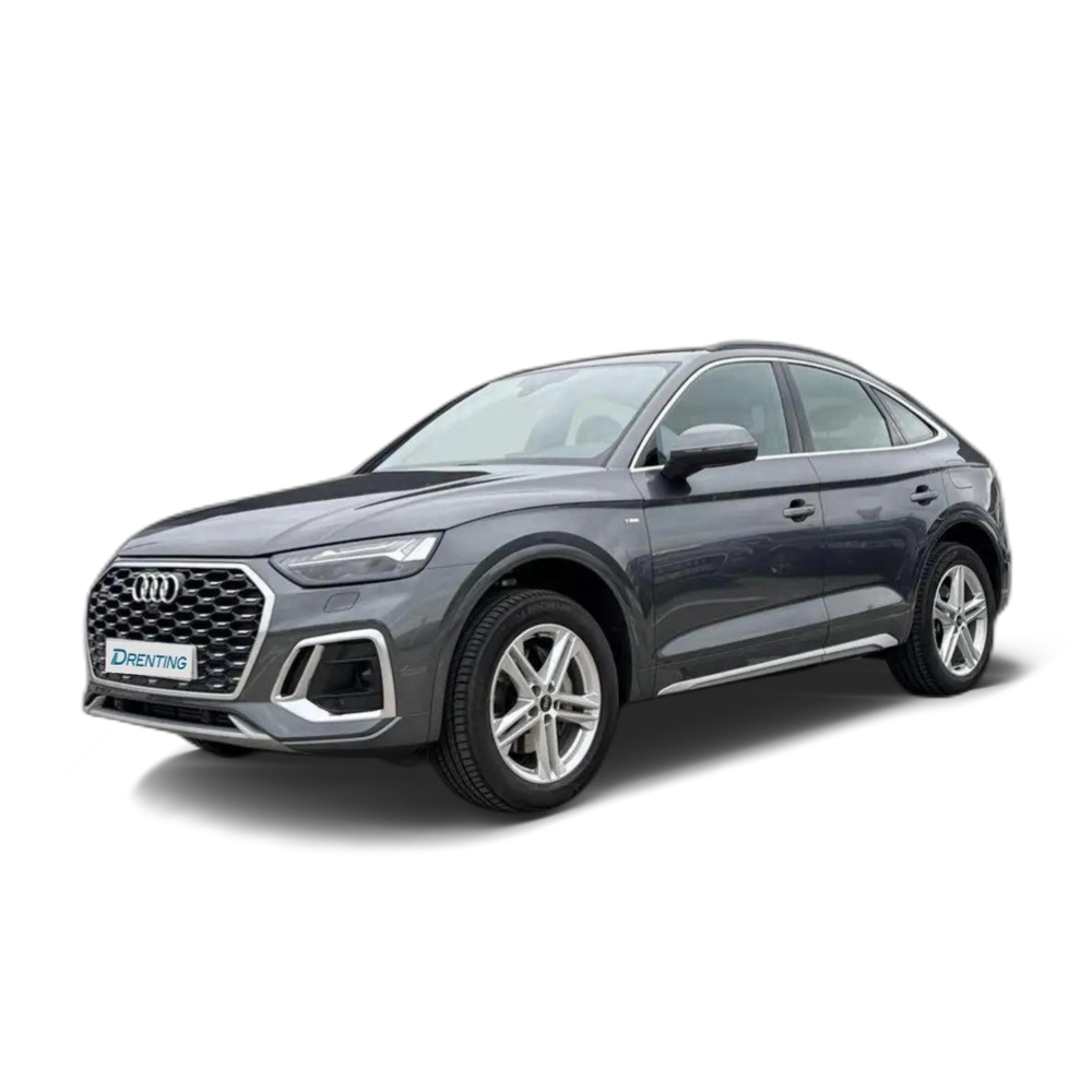 Renting Audi Q5 Sportback 50 TFSIe S line quattro-ultra S tronic Gris 1