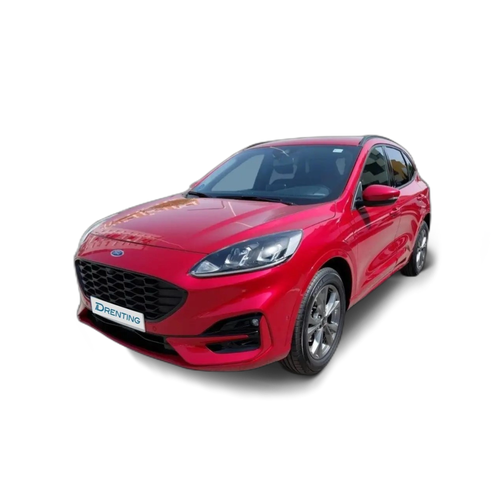 Renting Ford Kuga ST-Line 2.5 Duratec FHEV 140kW Auto 190CV Rojo