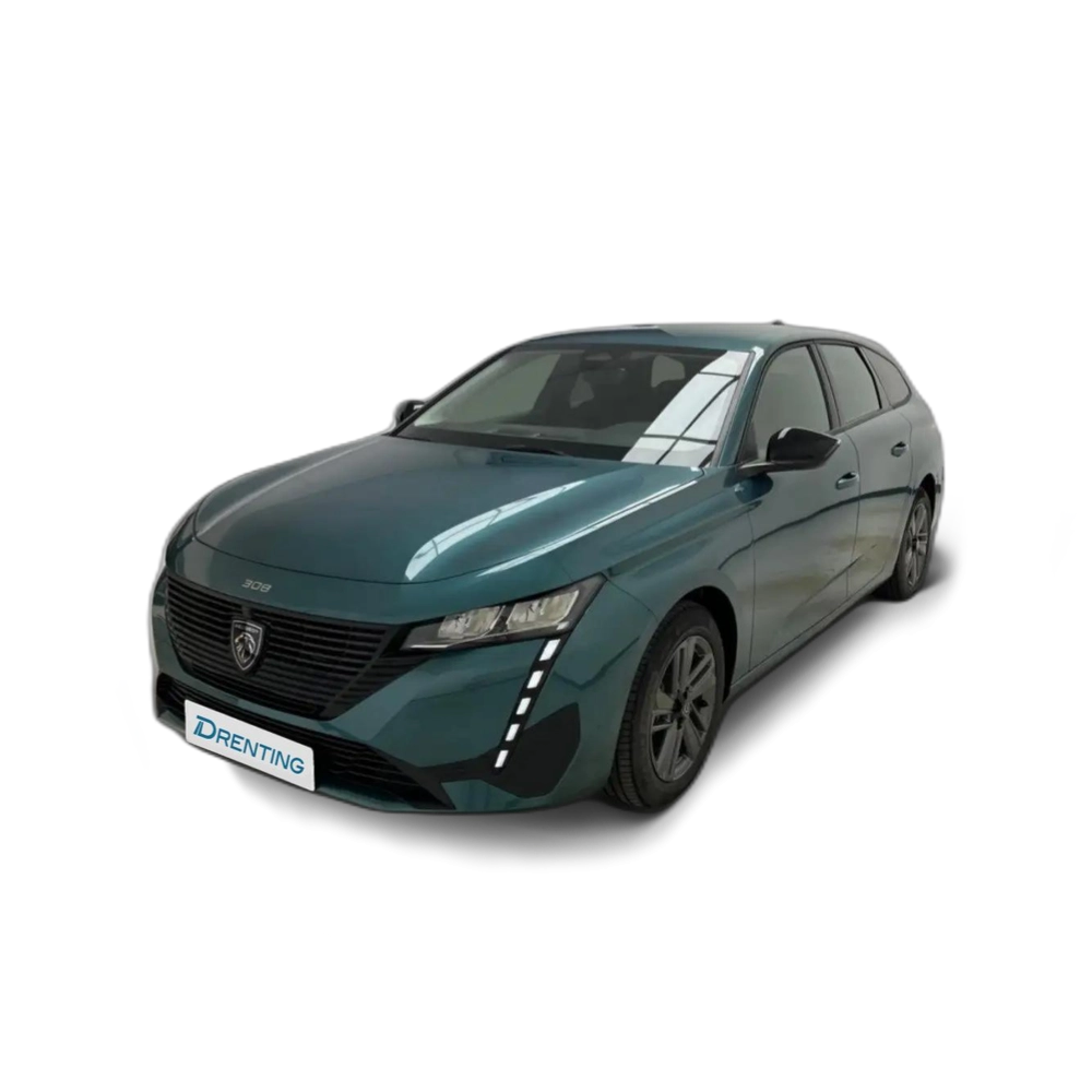 Renting Peugeot 308 SW 1.2 PureTech S&amp;S Active Pack 110 Azul