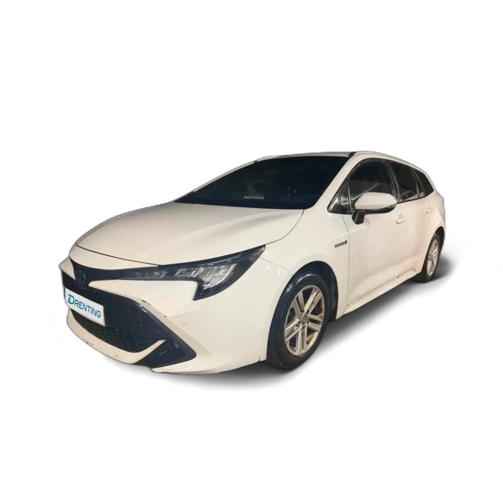Renting Toyota Corolla Touring Sports 125H Active Tech Blanco