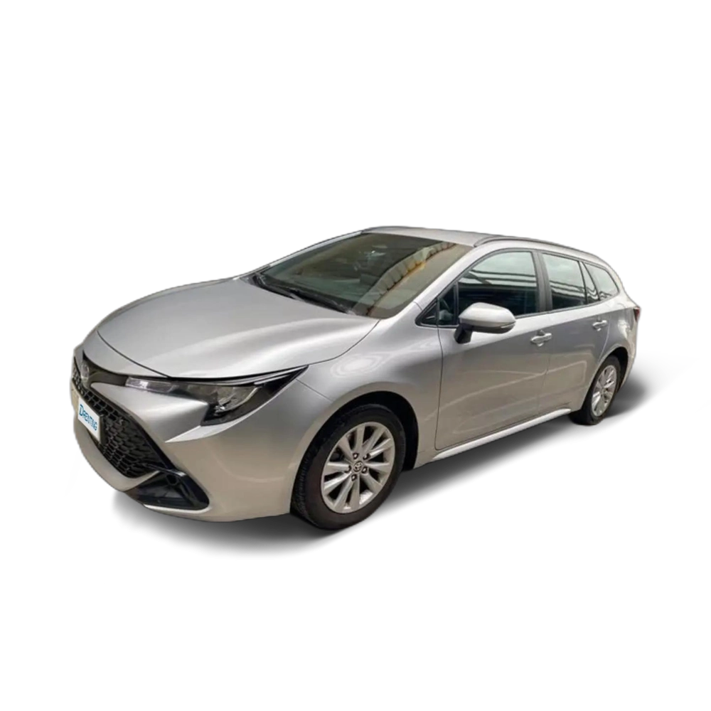 Renting Toyota Corolla Touring Sports 140H Active Plus Plateado