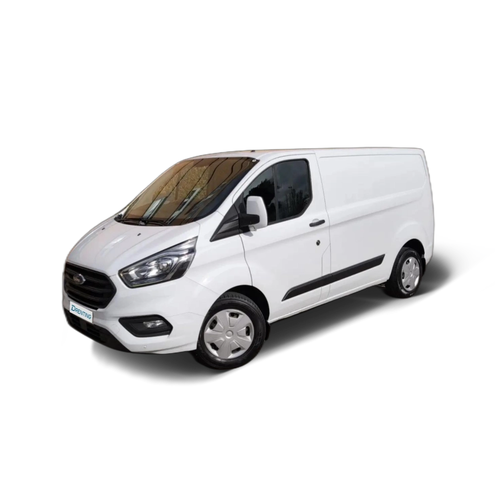 Renting Ford Transit Custom FT 320 L1 Van Trend EcoBlue Hybrid Blanco 1