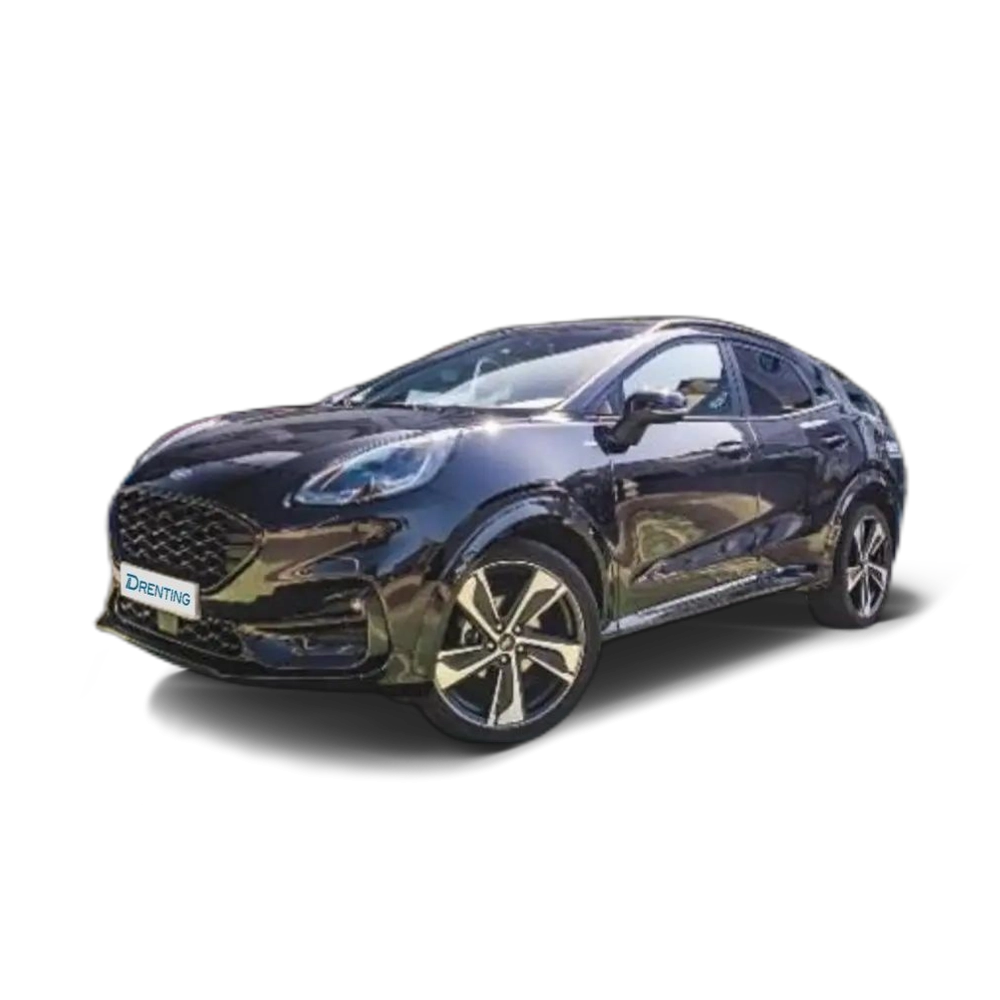 Renting Ford Puma 1.0 ECOBOOST 92KW MHEV ST-LINE X 125 5P Negro
