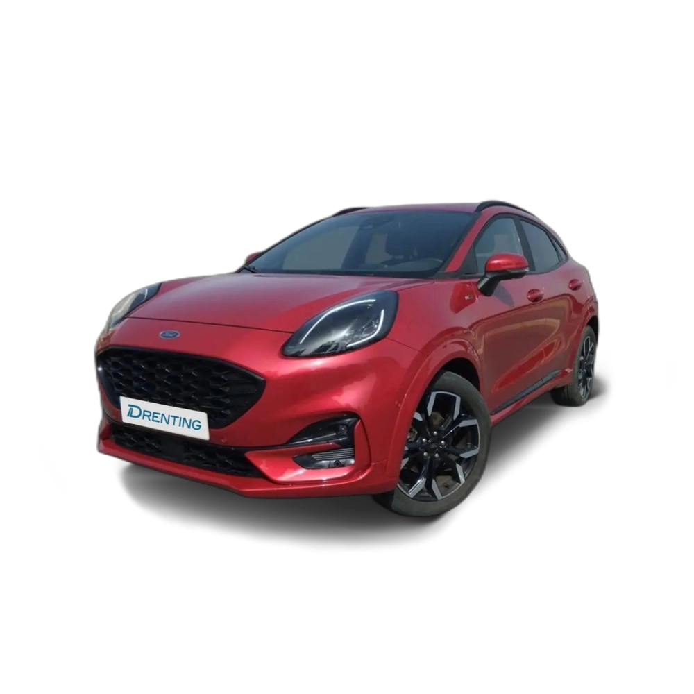 Renting Ford Puma 1.0 ECOBOOST 92KW MHEV ST-LINE X 5P Rojo
