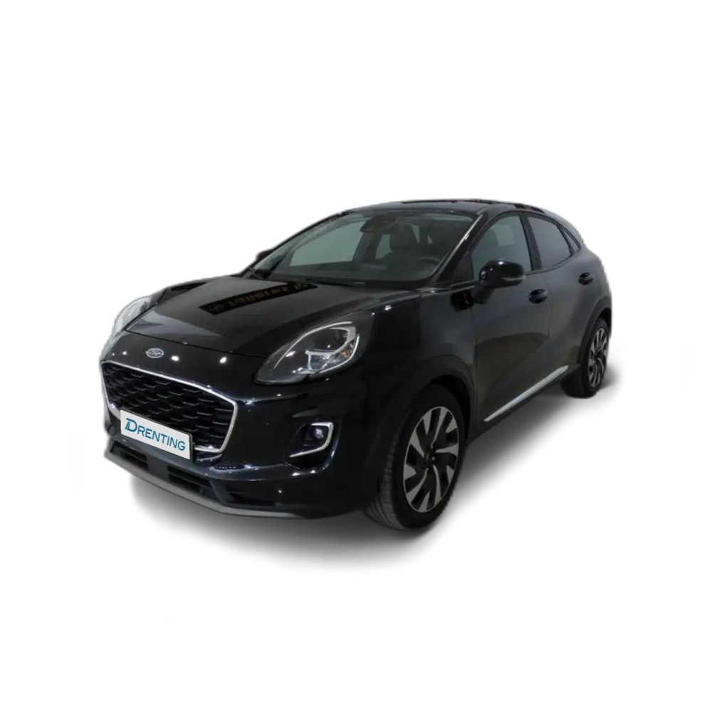 Renting Ford Puma 1.0 EcoBoost MHEV 125cv Titanium Negro