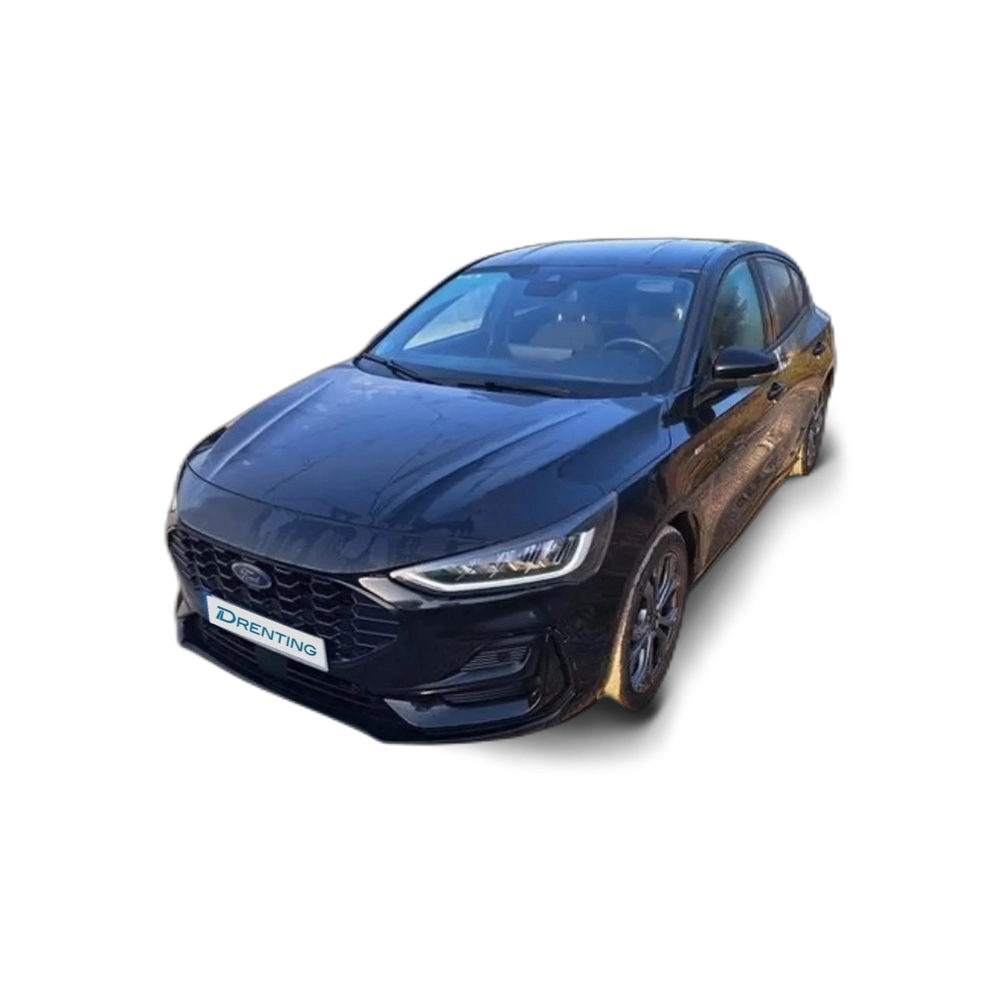 Renting Ford Focus 1.0 Ecoboost MHEV ST-Line 155 Negro 1