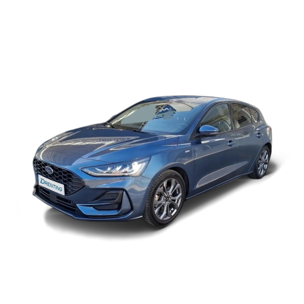 Renting Ford Focus 1.0 Ecoboost MHEV ST-Line 155 Aut. Azul