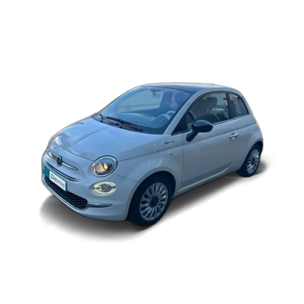 Renting Fiat 500 1.0 Hybrid 51KW (70 CV) Dolcevita Blanco 1 1
