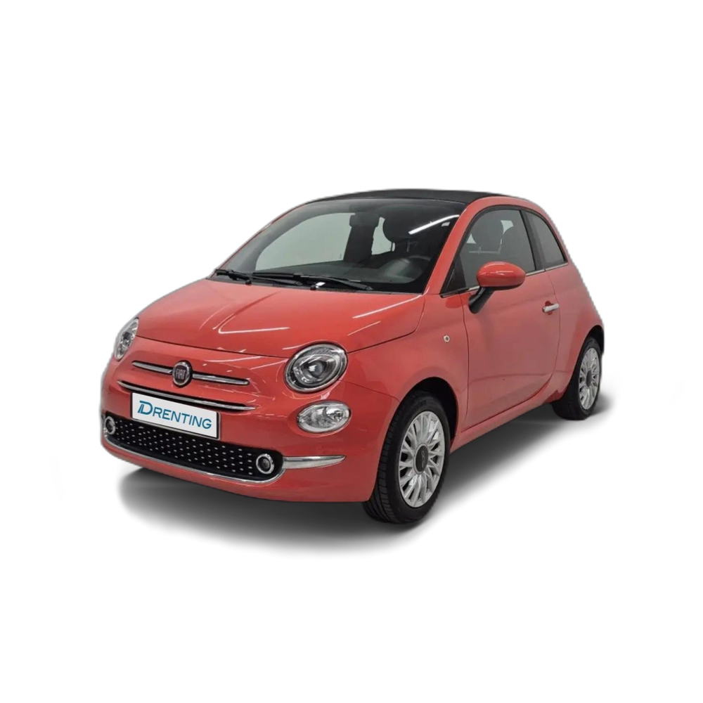 Renting Fiat 500C 1.0 Hybrid Dolcevita 52kW Naranja