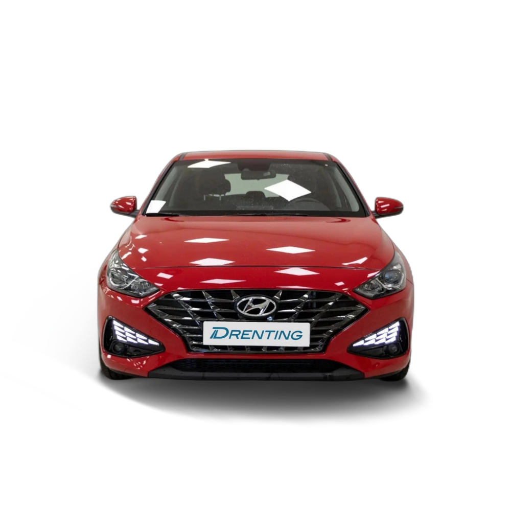 Renting Hyundai i30 1.0 TGDI Klass LR 48V 120 Rojo