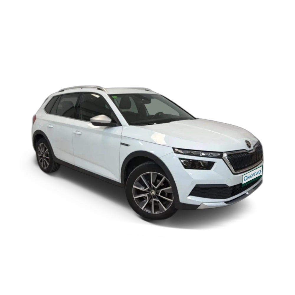 Renting Skoda Kamiq 1.0 TSI Scout 81kW DSG Blanco