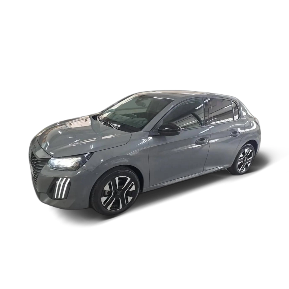 Renting Peugeot 208 1.2 Hybrid Allure e-DCS6 100 Gris 1