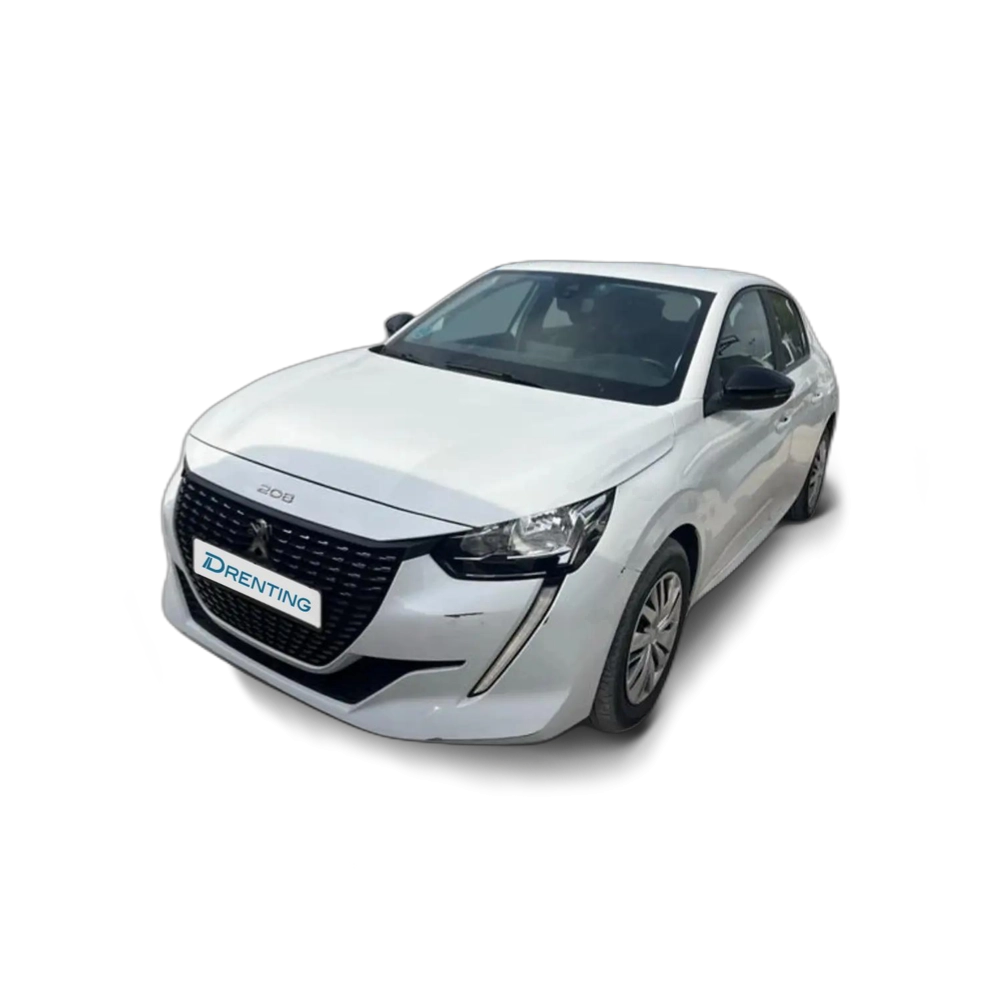 Renting Peugeot 208 1.5 BlueHDi S&amp;S Active 100 Blanco 2