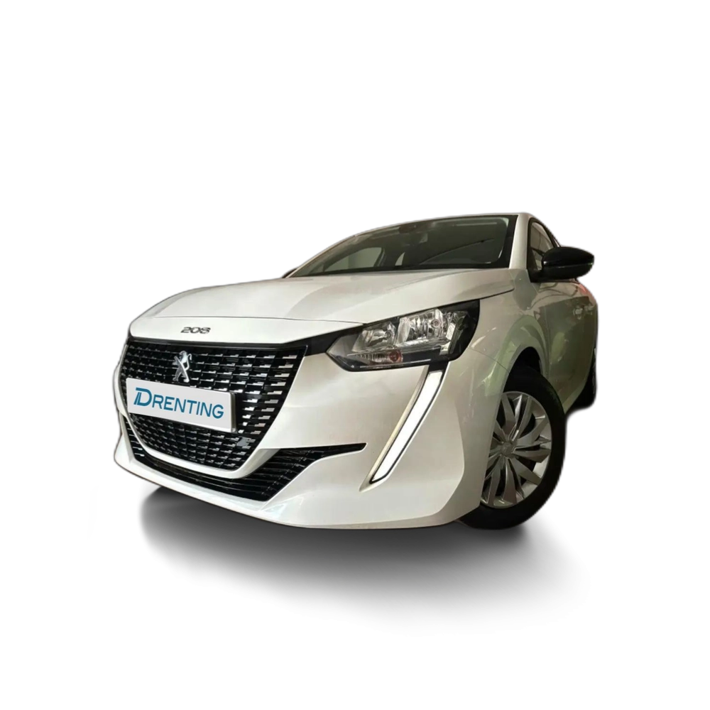Renting Peugeot 208 1.5 BlueHDi S&amp;S Active Pack 100 Blanco 1