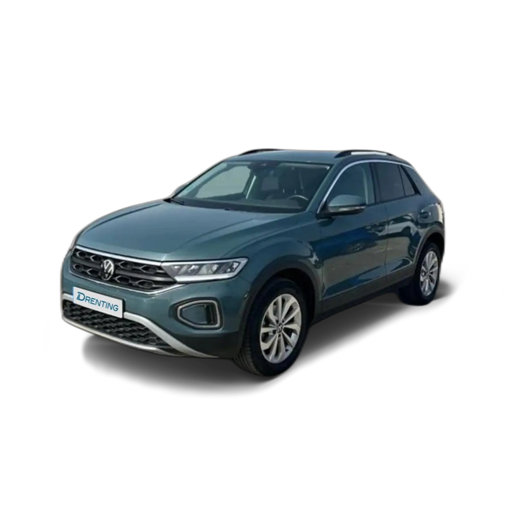 Renting Volkswagen T-Roc 1.5 TSI 110KW DSG MAS 150 5P Gris