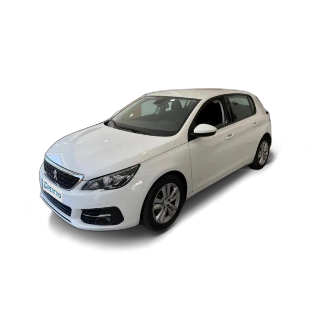 Renting Peugeot 308 1.5BlueHDi S&amp;S Active 100 Blanco 1