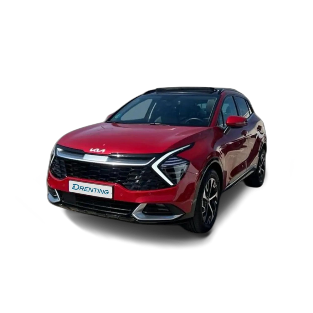 Renting Kia Sportage 1.6 T-GDI HEV TECH AUTO 215 5P Rojo