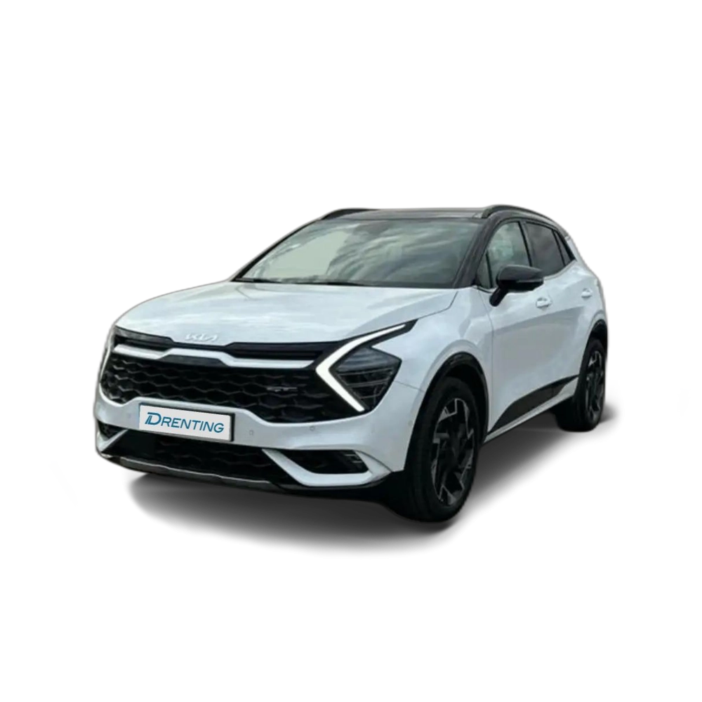 Renting Kia Sportage 1.6 T-GDI PHEV GT-LINE 4WD AUTO 252 5P Blanco