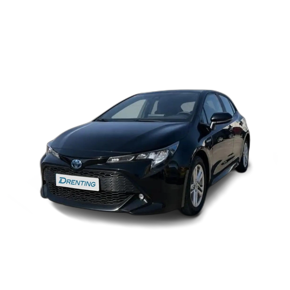Renting Toyota Corolla 1.8 HYBRID BUSINESS PLUS E-CVT 122 5P Negro