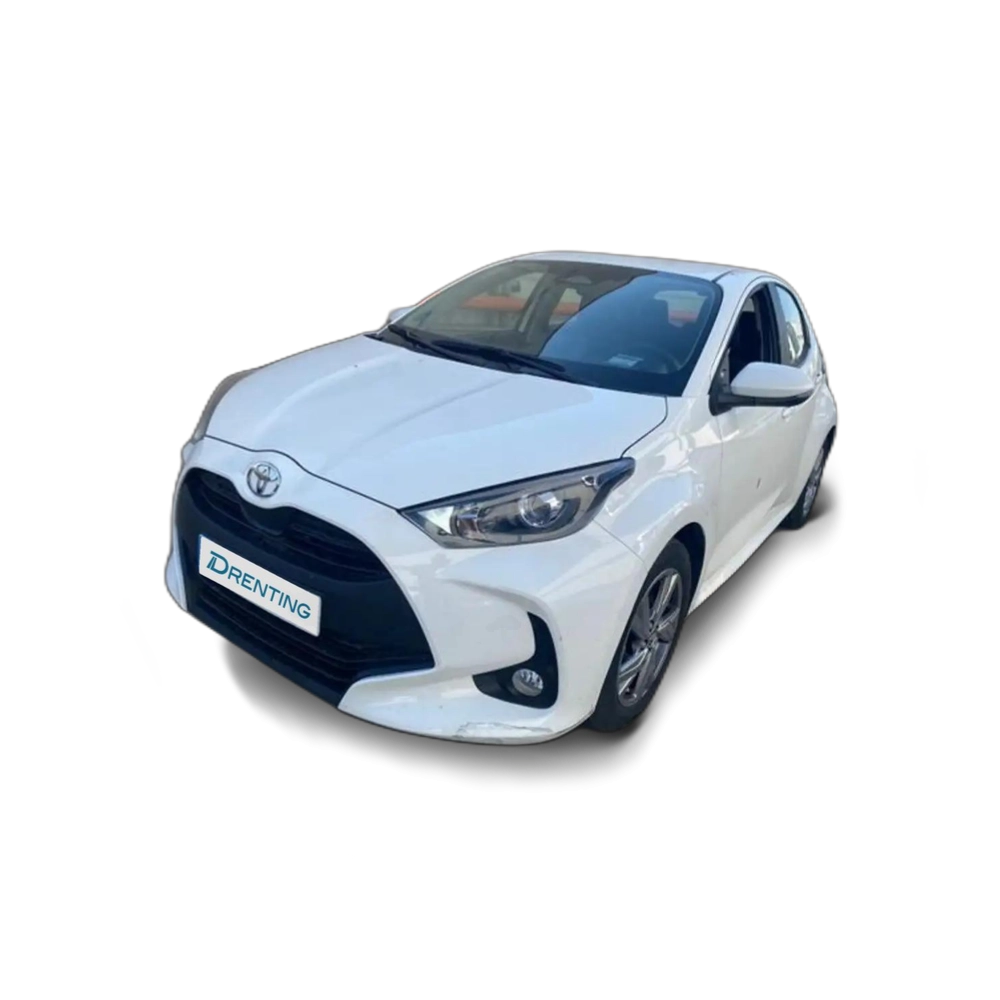Renting Toyota Yaris 120H 1.5 Active Plus Blanco