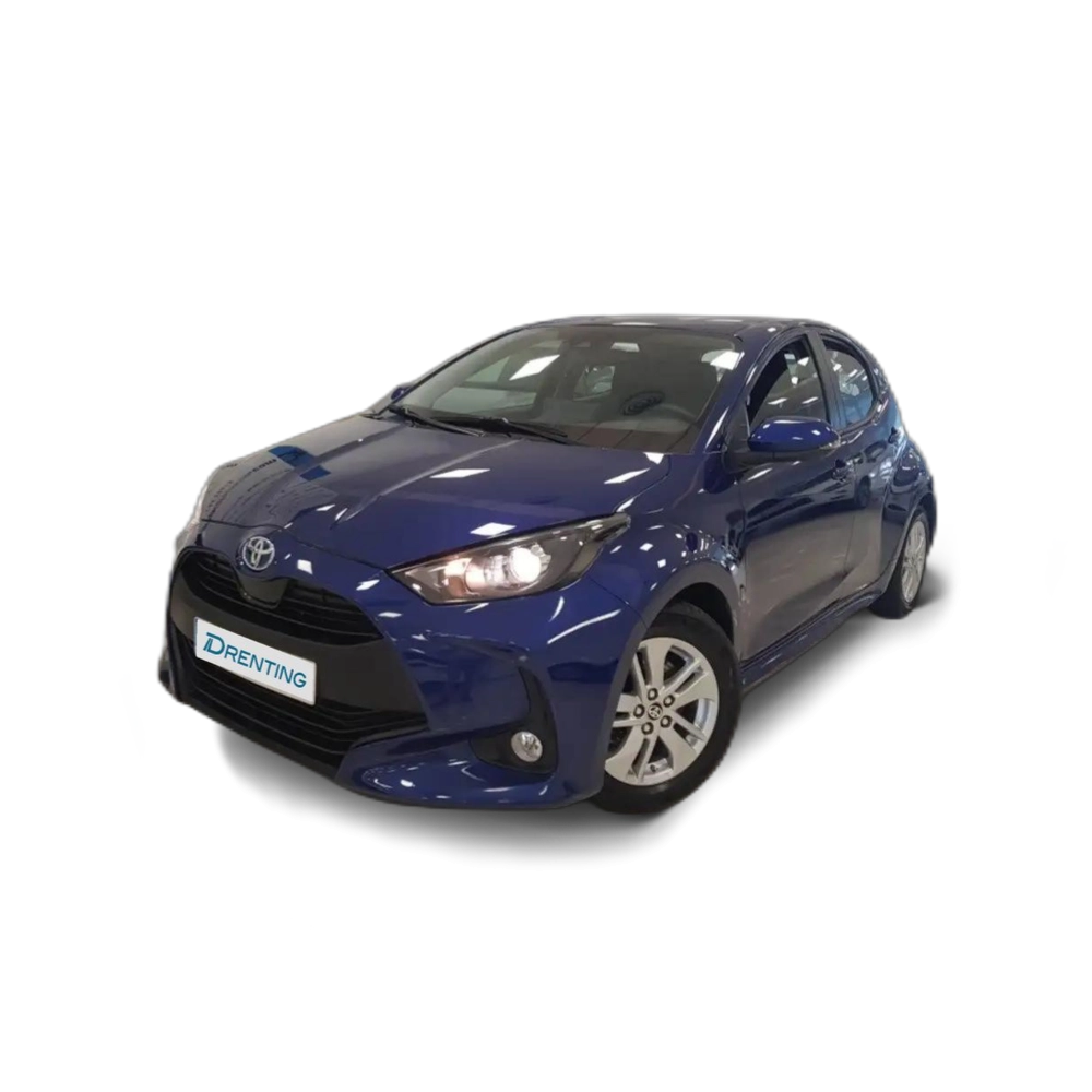 Renting Toyota Yaris 120H 1.5 Business Plus Azul