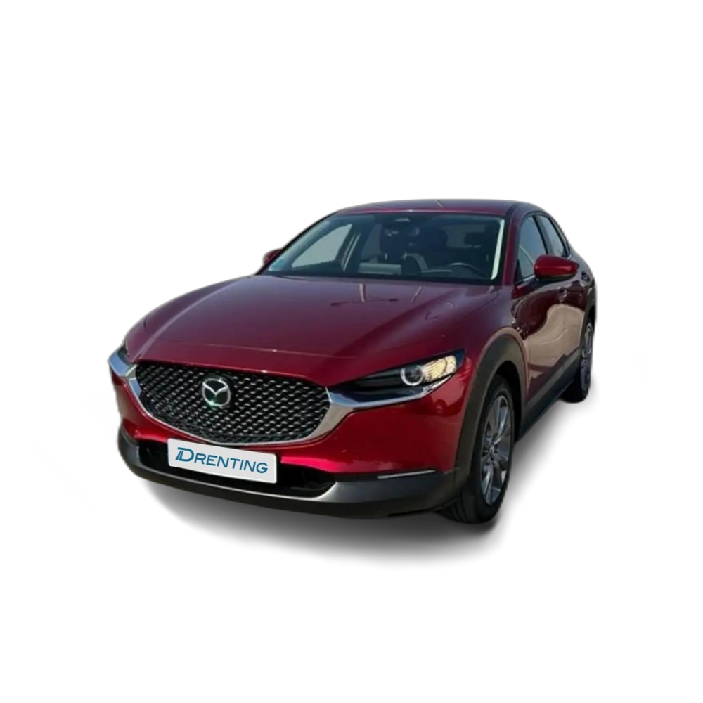 Renting Mazda CX-30 2.0 E-SKY-G 90KW EXCLUSIVE-LINE 2WD 122 5P Rojo
